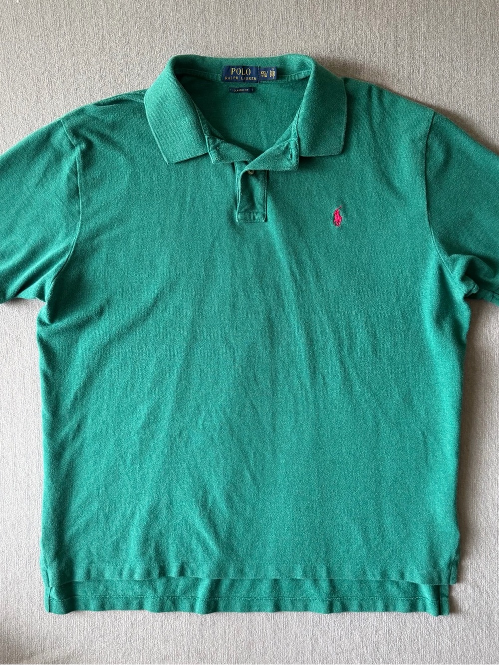 Polo Ralph Lauren Green Classic Fit Polo XXL